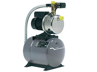 Grundfos Hydrojet JP5 huiswaterpomp + tank 60 L
