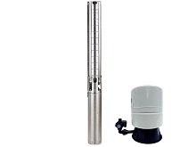 Grundfos SP 2A-13 dompelpomp set + 60 l waterdrukset + 30 m kabel (98163255)