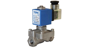 Elektromagnetische roestvrijstalen klep TORK T-SYD 603 DN 15, 24 VDC