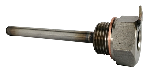 Zakbuis voor temperatuursensor 100 mm Siemens WZT-S100/CZ