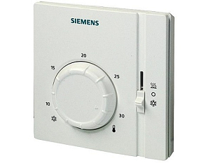 Ruimtetemperatuurregelaar met draaiknop Siemens RAA 41 (RAA41)