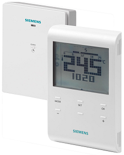 Draadloze kamerthermostaat Siemens RDE 100.1 RFS (RDE100.1RFS)