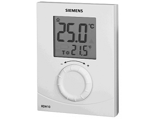 Digitale kamerthermostaat met draaiknop Siemens RDH 10 (RDH10)