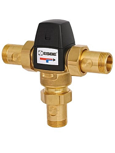 Thermostatische mengkraan ESBE VTS 522 45-65 °C G 3/4" met adapter R 3/4"