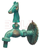 Nostalgische uitloopkraan Schlösser Paard