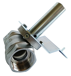 Kogelafsluiter Giacomini R250 DN 15 met adapter voor Belimo LF, LM-A - variant LM-A