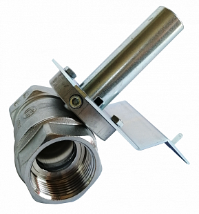 Kogelafsluiter Giacomini R250 DN 10 met adapter voor Belimo LF, LM - variant LF