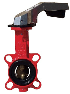 Tussenflens vlinderklep voor water Abo Valve 623B100