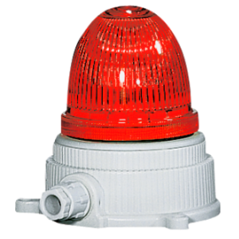 Optische module Sirena OVOLUX PG9L 230V - Rood