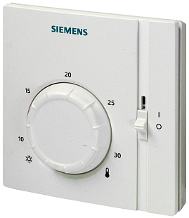 Ruimtethermostaat met regelknop Siemens RAA 31 (RAA31)