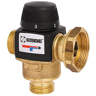 Thermostatische mengkraan VTA 377 20-55°C G 1" met adapter PF 1 1/2" (31200200)