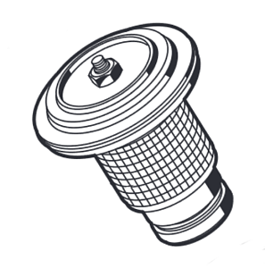 Roestvrijstalen filter voor reductieventielen Honeywell D05FS en D05FT, 1/2"-1" (ES05F-1/2A)