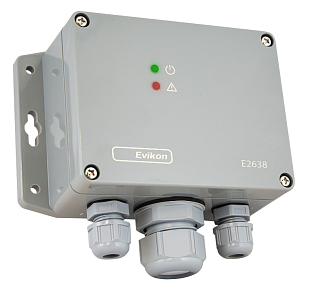 Ammoniakdetector (ammoniak) met elektrochemische sensor EVIKON E2638-NH3-E-R-B-LED-230