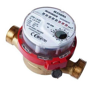 Huishoudelijke warmwatermeter ENBRA ER-AM DN 15/TV met radiomodule (106015091)