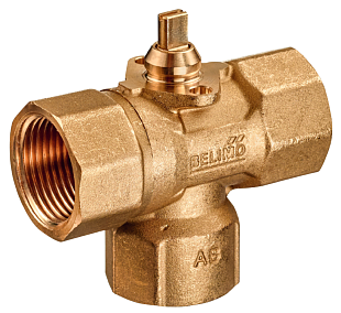 Driestandenkogelafsluiter Belimo C320Q-J met instelbare doorstroming