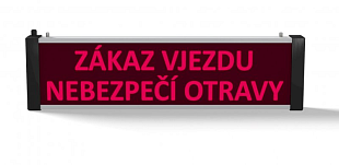 Dubbelzijdig bord SVN 722/2 LED Toegang verboden, vergiftigingsgevaar