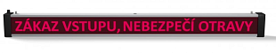 Dubbelzijdig bord SVN 1250/2 Led Toegang verboden, vergiftigingsgevaar