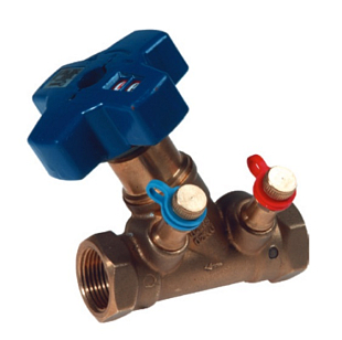 Inregelafsluiter ESBE STV 20 met meetnippels (EM3250201)