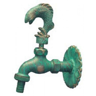 Nostalgische uitloopkraan Vis