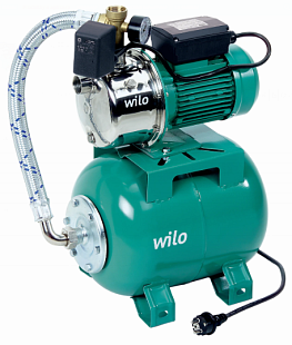 Zelfaanzuigende huishoudelijke waterpomp met membraanvat Wilo HWJ 202 EM 50l (2549382)