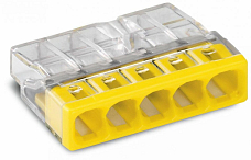 WAGO COMPACT 5-draads verbindingsklem 100 stuks