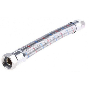 Flexibele slang met roestvrijstalen vlechtwerk, 1"x1" MF 30 cm