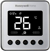 Digitale thermostaat Honeywell TF428LN-RSS-U zilver geborsteld, voor fancoil