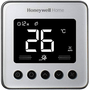 Digitale thermostaat Honeywell TF428SN-RSBS-U zilver, voor fancoil