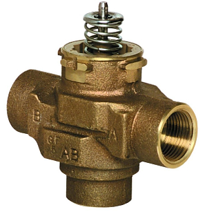 Losse behuizing van Honeywell VC-klep VCZMH6000/U, drieweg, binnendraad 3/4"