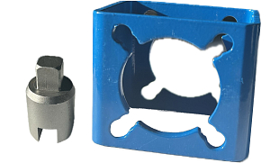 Adapter voor Tork-aandrijvingen met een steek van 14x12 mm