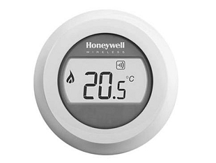 Bedrade eengroeps ruimtethermostaat Honeywell Round T87M2036 met OpenTherm-communicatie