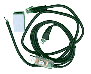 USB/RS485-omvormer LS Electric T485-LSLV, PC-omvormer inclusief kabel en adapter