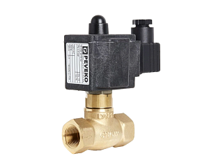 Tweeweg elektromagnetische klep, PEVEKO EVPE 2015.21 DN15, 24 VDC