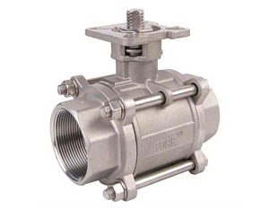 RVS kogelklep met ISO-flens Tork KV903 DN 80