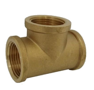 Messing T-stuk "FFF" 700.3/4 DN20