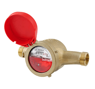 Huishoudelijke watermeter Siemens WMDH0010B, aansluiting G 1", l = 190 mm