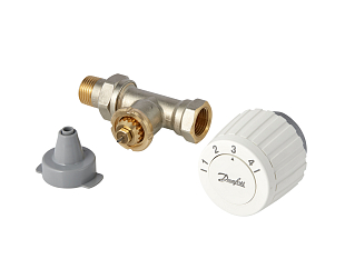 Retourtemperatuurbegrenzer Danfoss FJVR, set met sensor en ventiel, recht, DN15 (003L1080)