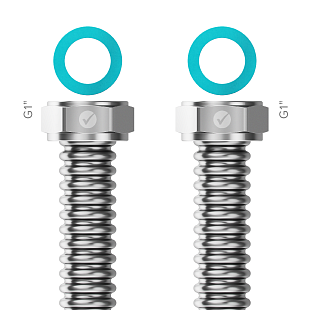 READY Merabell leiding DN20 - G1" lengte 100 cm