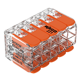 WAGO COMPACT verbindingsklem 10-aderig 15 stuks (221-420)