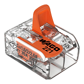 WAGO COMPACT verbindingsklem 5-aderig 15 stuks (221-615)