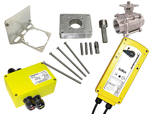 Schischek EXMAX-15.30-Y samenstelling en tweerichtingskogelkraan T-KV903.25 (SCH25.202)