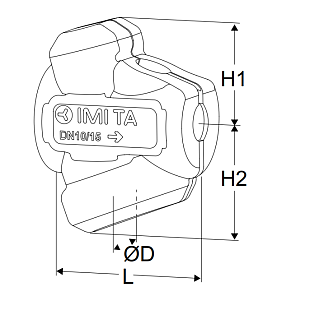 Isolatie IMI TA voor TA-Modulator DN32 (52164904)