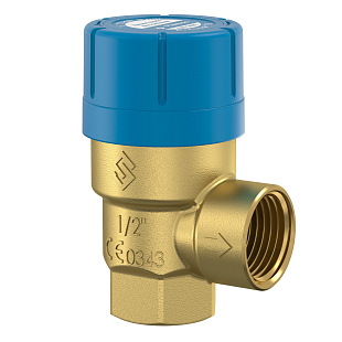 Veiligheidsventiel voor drinkwater Flamco Prescor B 1/2" x 1/2", 6 bar (27100)