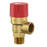 Veiligheidsventiel Flamco Prescor 1/2" buitendraad x 1/2", 3 bar (27675)