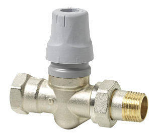 Rechte radiatorkraan Siemens PICV 3/8" (VPD210A-135)