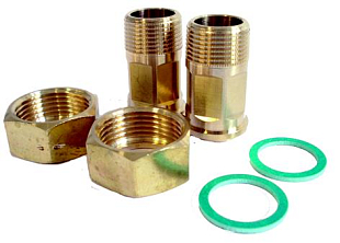 Set koppelingen Siemens WZM-E2.1 G 2"xR1 1/2"