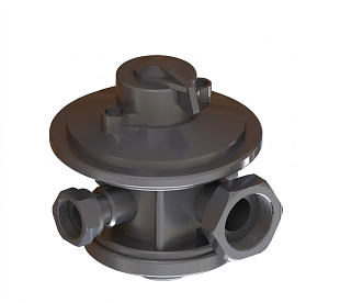 Industriële aardgasdrukregelaar FISHER B 50, 3/4" / 1 1/4", haaks, 50 m3/h (44024200)