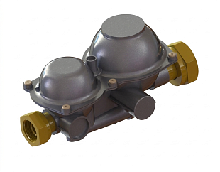 Huisdrukregelaar voor aardgas HUTIRA B 10NG - L, 3/4" / 1", recht, 10 m3/h (44011080)