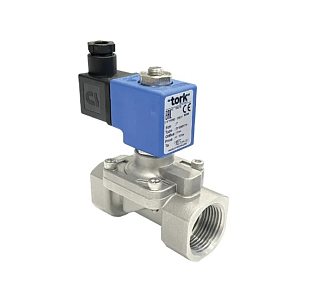 Roestvaststalen magneetventiel Tork T-GSZ104 3/4" 24VDC NC EPDM (SS1000.04.170E.24VDC)